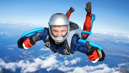 parachute jump